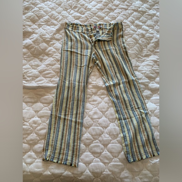 UO Anya Yarn-Dyed Trouser Pants - Picture 4 of 6